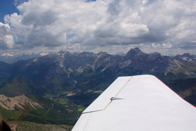  Los Alpes vistos desde el cielo 